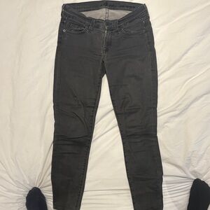 7 for all mankind grey slim jeans